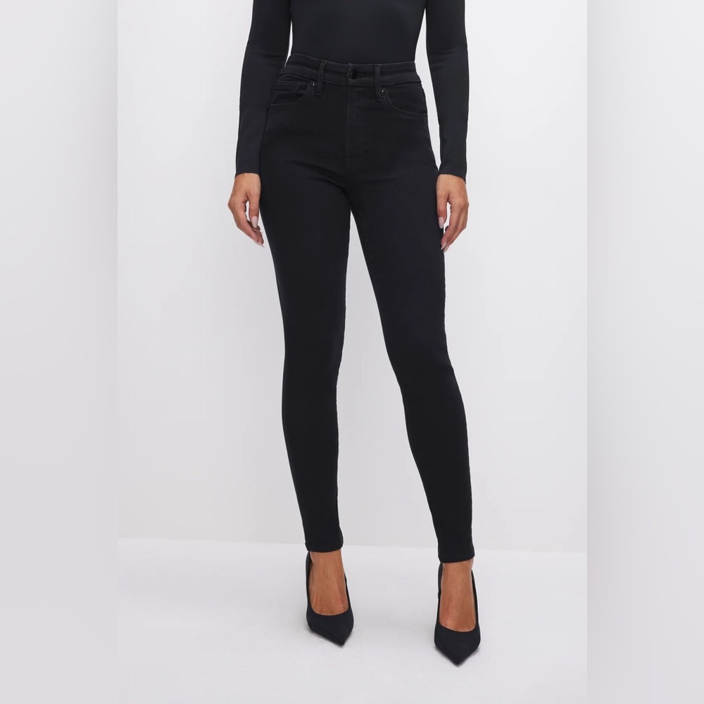 Good American Always Fits Good Skinny Jeans - size 14-18 Black